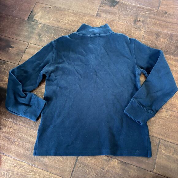 Polo Ralph Lauren Boys Medium 12/14 1/4 Zip Pullover Sweater Black - Picture 6 of 6